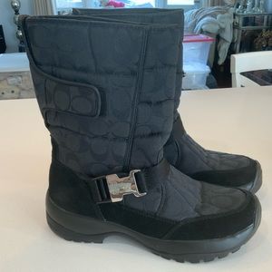 Coach Snow Rain Boots 9